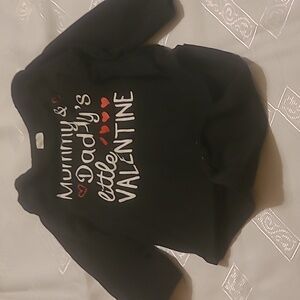 Mommy & Daddy's Little Valentine long sleeve bodysuit Size 3- 6 months.